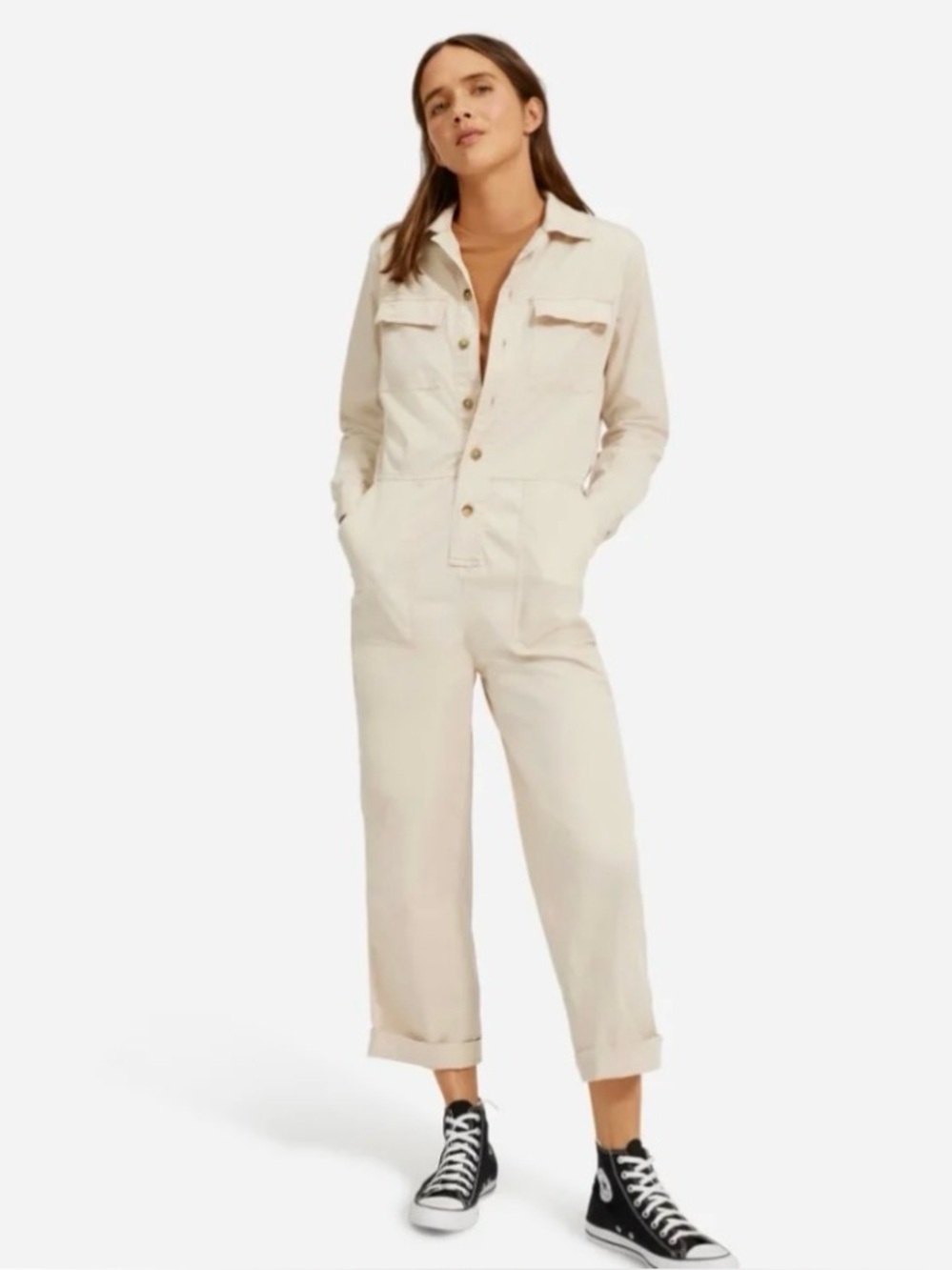 Everlane Cotton Utility Jumpsuit / Overalls